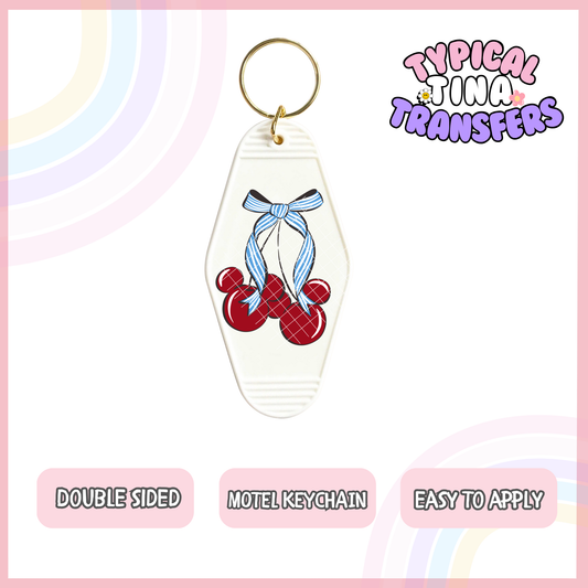 MK41 | UV Motel Keychain | POD - set of 5