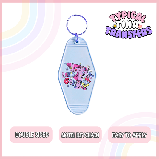 MK52 | UV Motel Keychain | POD - set of 5