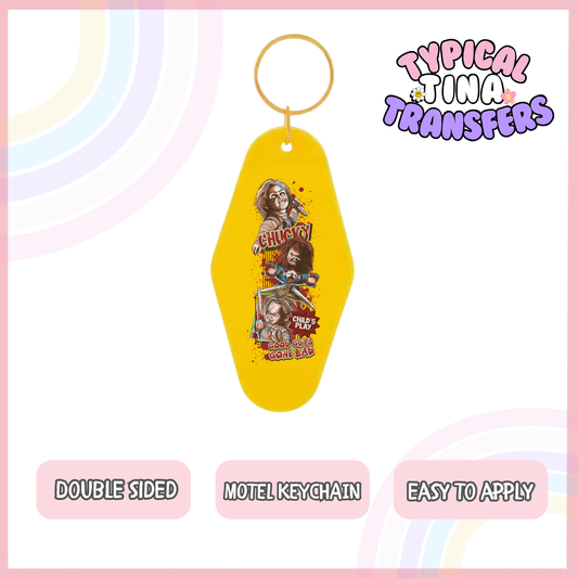 MK56 | UV Motel Keychain | POD - set of 5