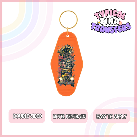 MK578 | UV Motel Keychain | POD - set of 5
