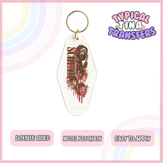 MK60 | UV Motel Keychain | POD - set of 5