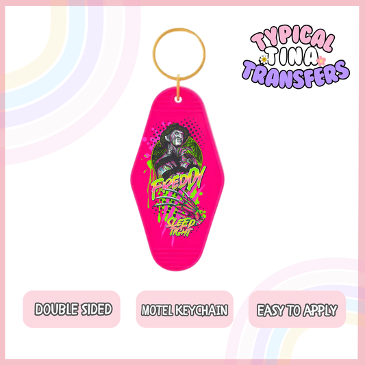 MK63 | UV Motel Keychain | POD - set of 5