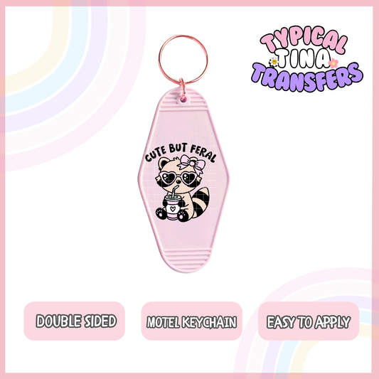 MK83 | UV Motel Keychain | POD - set of 5