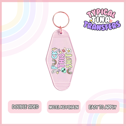 MK84 | UV Motel Keychain | POD - set of 5