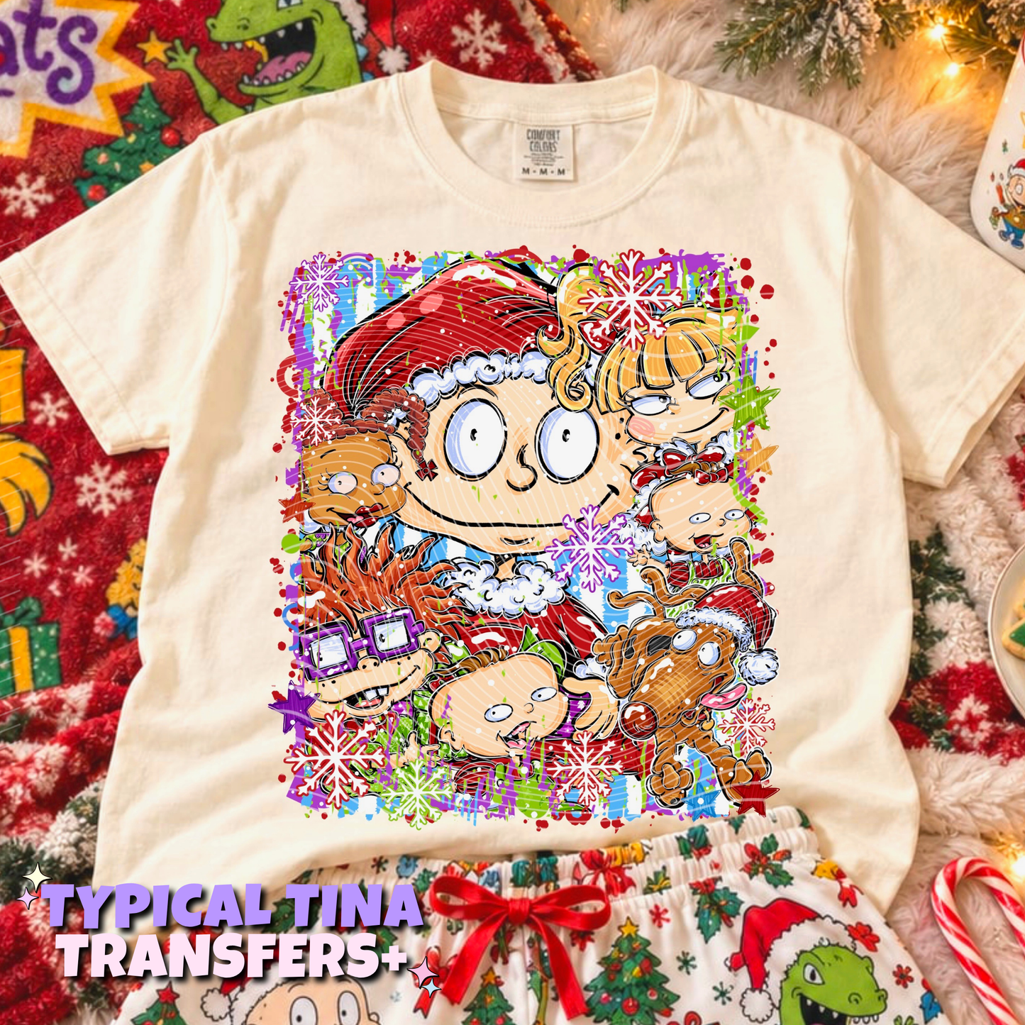 90's Xmas Classic - Rug kids (opt 2) | DTF Transfers | POD