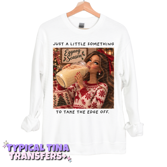Just alittle something to take the edge off | DTF Transfers | POD