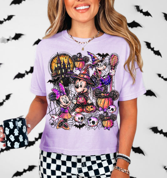 Halloween Mouse (dark) | DTF Transfer | POD