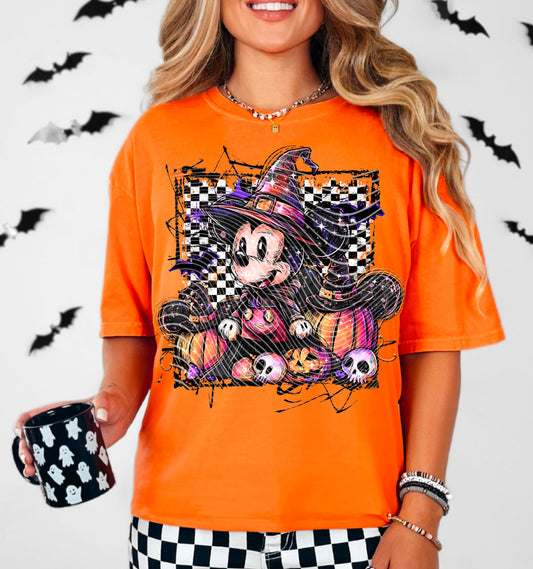 Halloween Mouse (dark) | DTF Transfer | POD