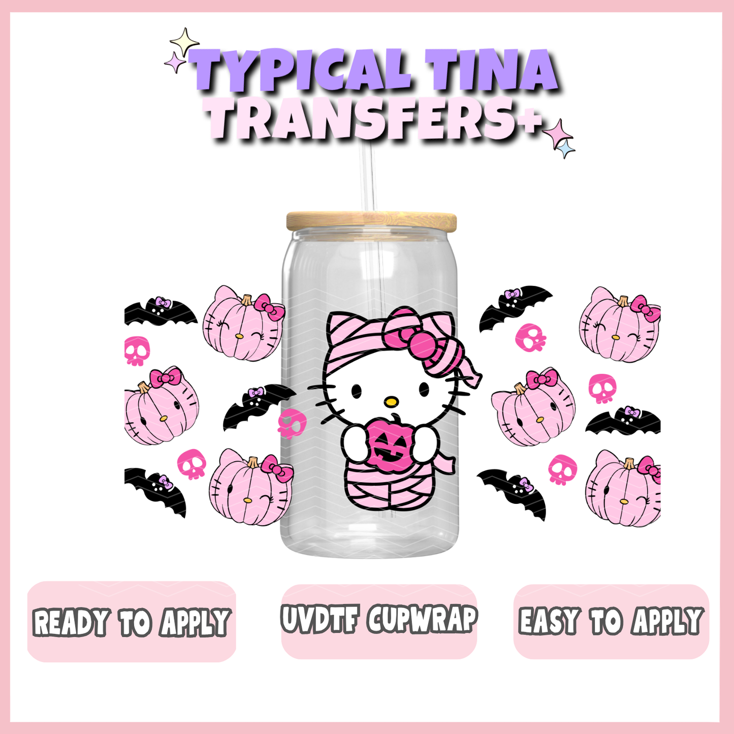 UVDTF #1001 | 16oz UVDTF Wrap | POD