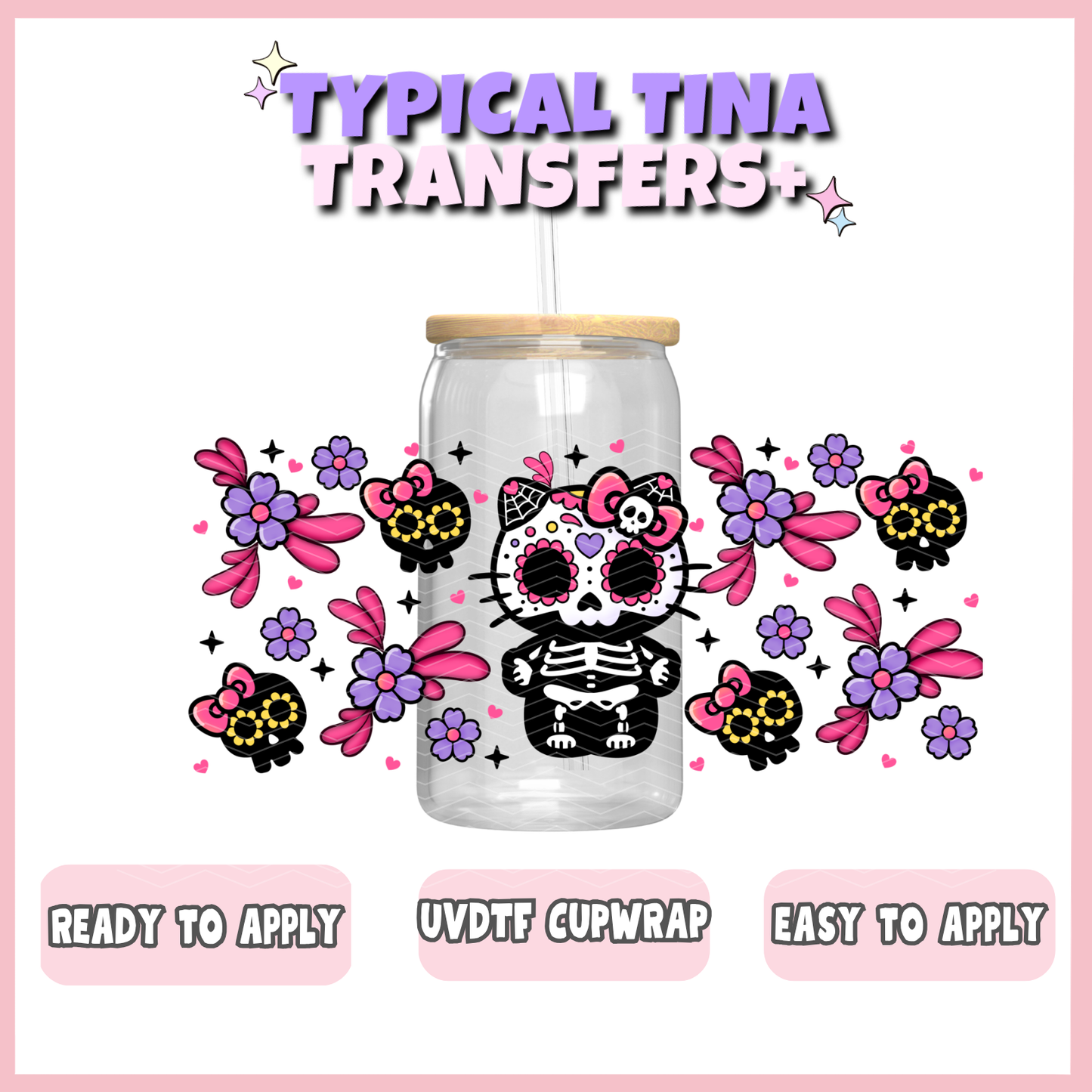 UVDTF #1002 | 16oz UVDTF Wrap | POD