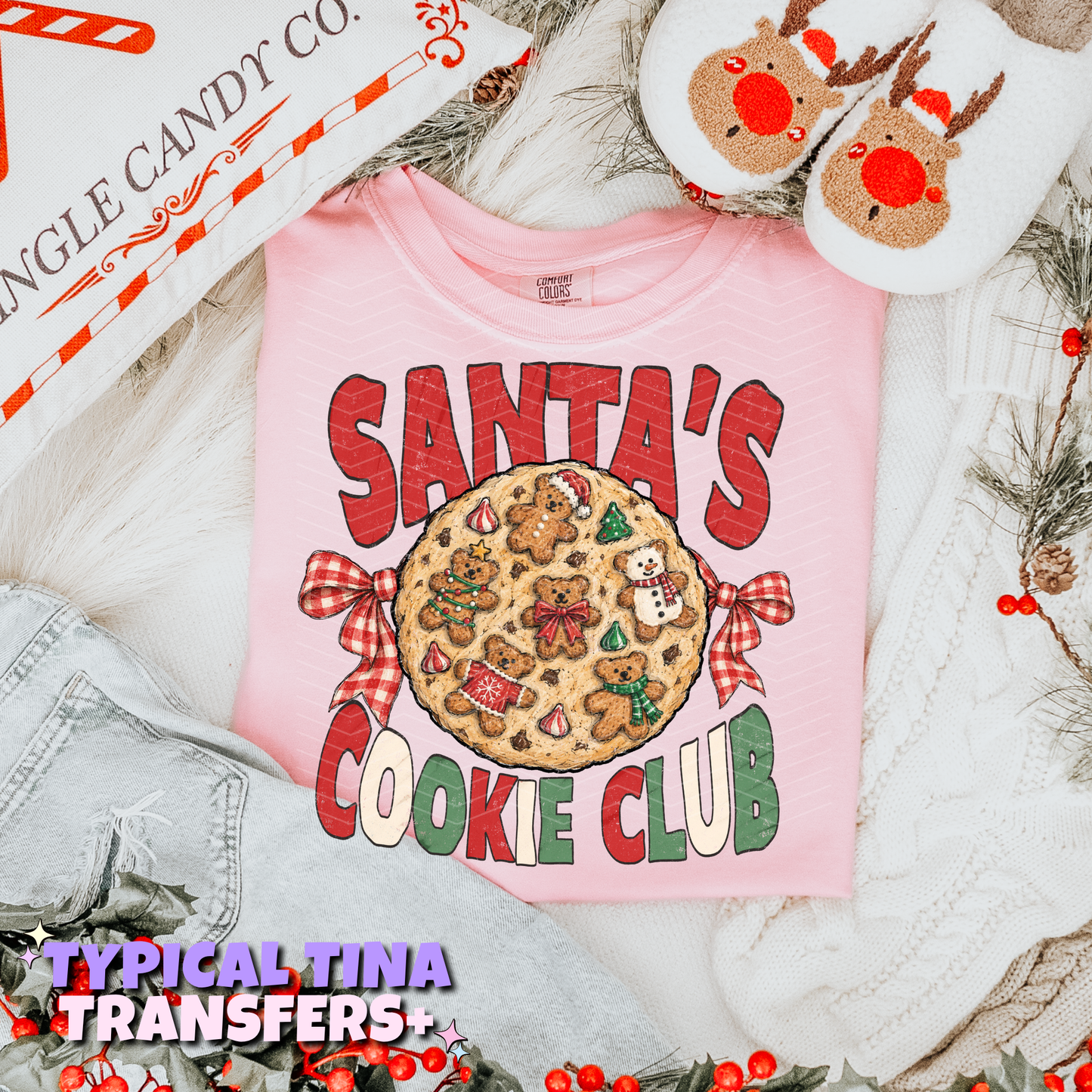 Santa's Cookie Club | DTF Transfers | POD