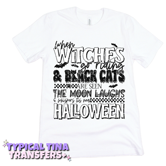 When witches go riding | DTF Transfers | POD