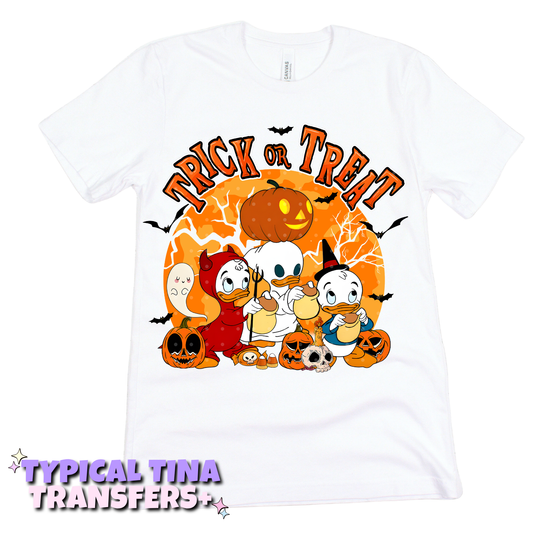 Trick or Treat Duck bros | DTF Transfers | POD