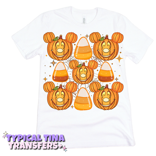Mick Mouse pumpkins | DTF Transfers | POD