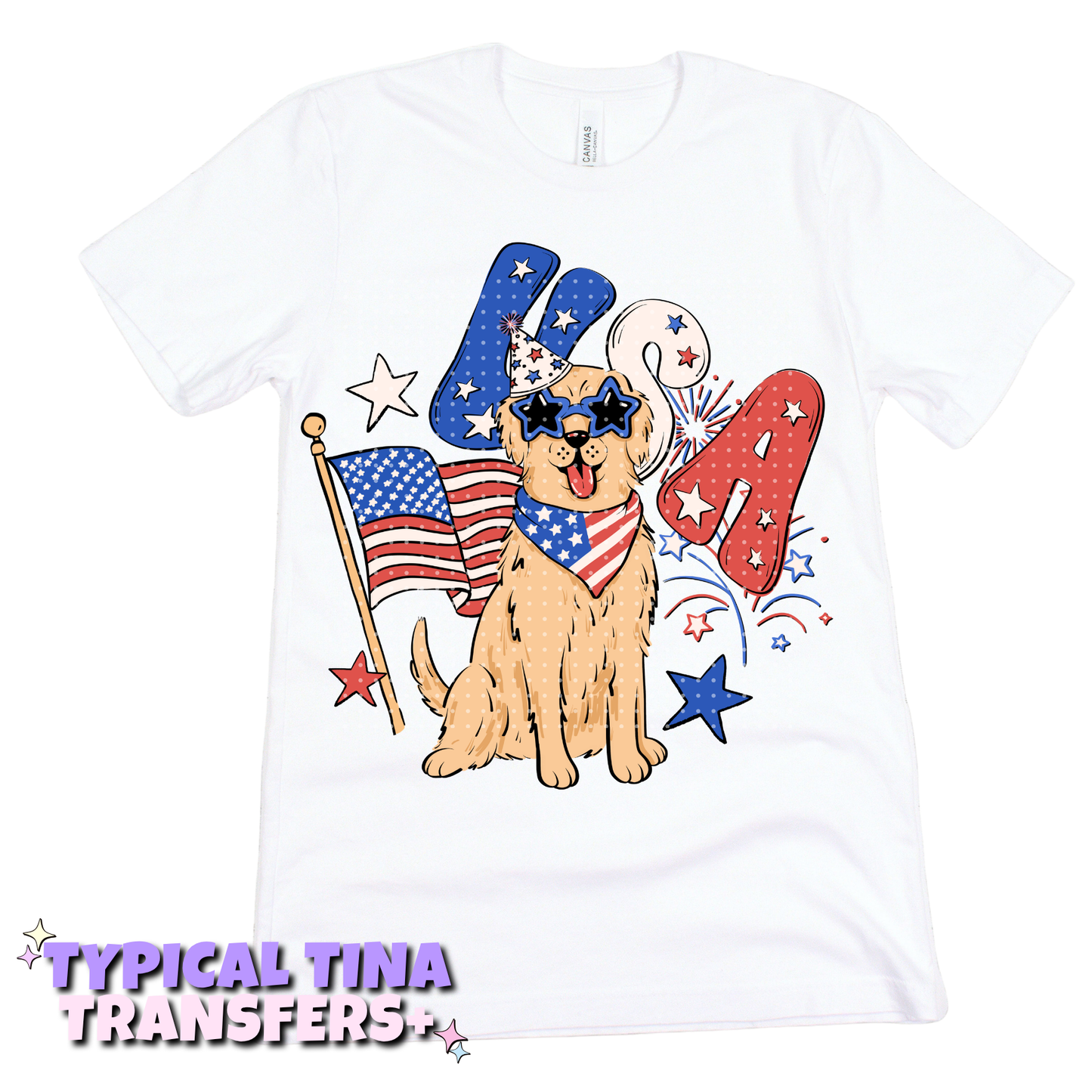 USA Dog | DTF Transfers | POD