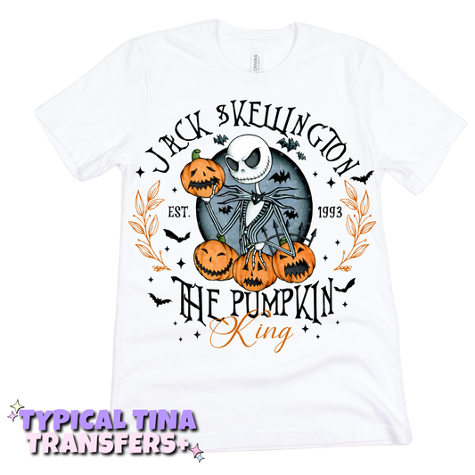 Jack skel Pumpkin K | DTF Transfers | POD