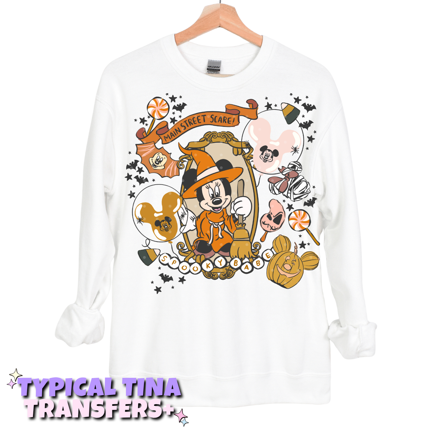 Halloween mainstreet spooky babe | DTF Transfers | POD