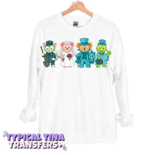 haunted mansion 4 characters | DTF Transfers | POD