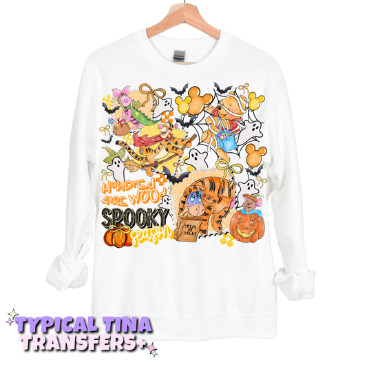 Hundred Ac wood Halloween  | DTF Transfers | POD