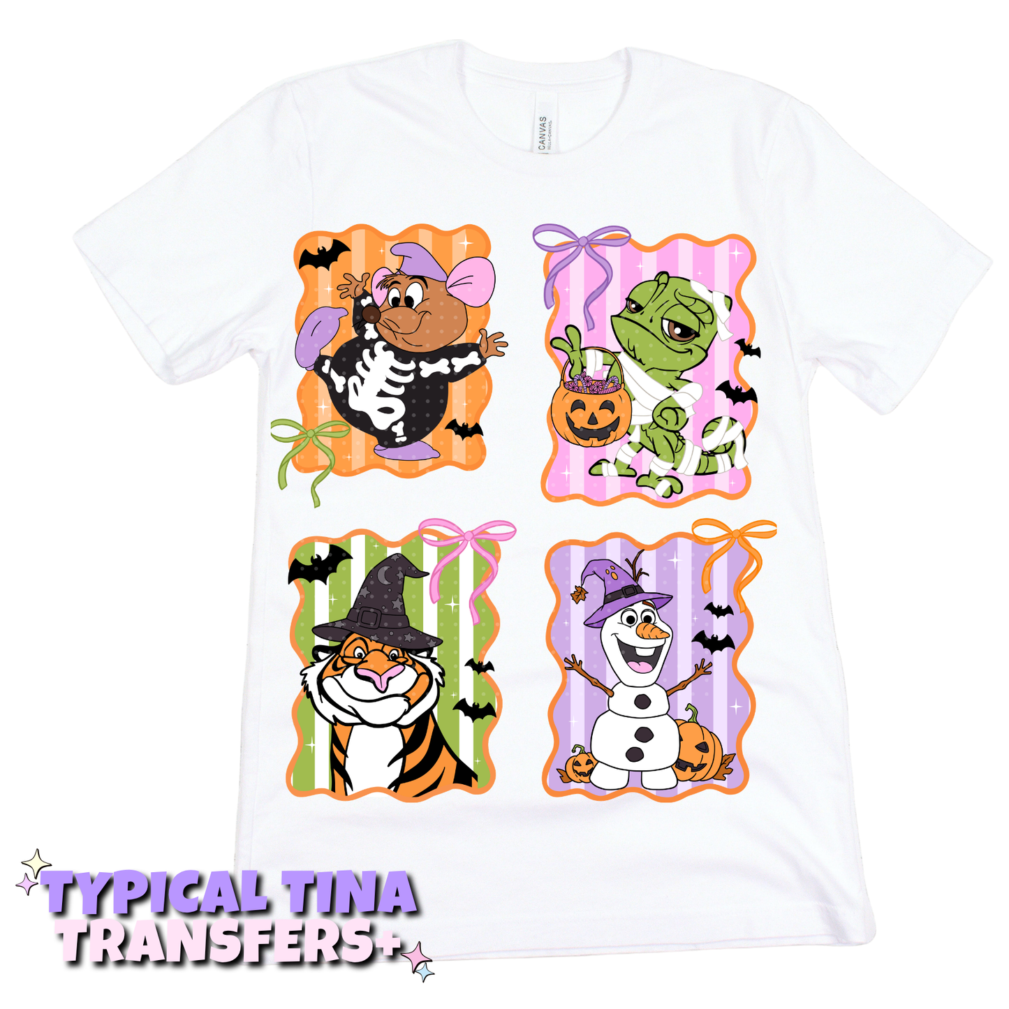 Sidekick Coquette Stripes Halloween | DTF Transfers | POD