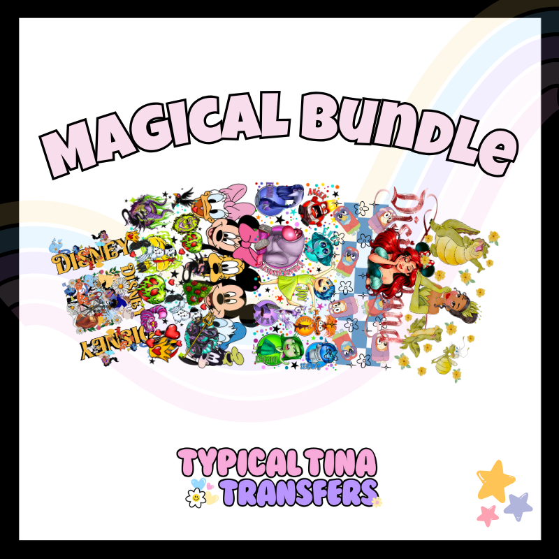 20 Piece Magical Mystery Bundle | 16oz UVDTF Wraps