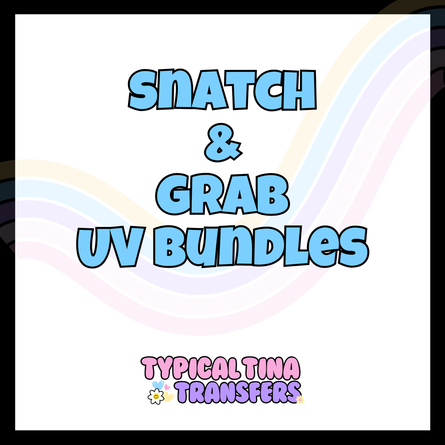 500 piece UVDTF Bundle