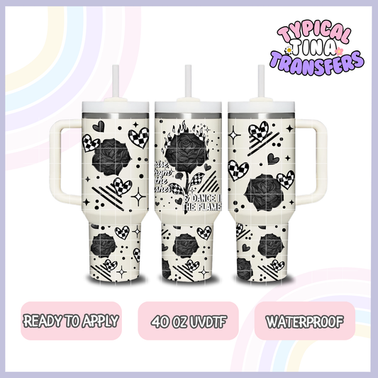 Rise from Ashes | 40oz UVDTF Wrap | POD