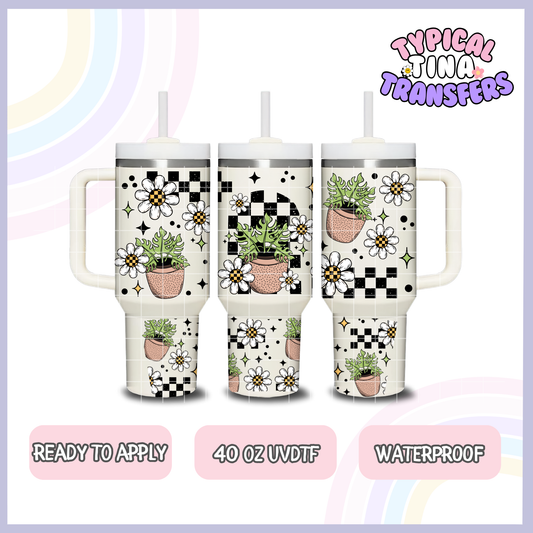 Monstera | 40oz UVDTF Wrap | POD