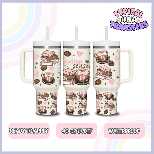 Reading Season | 40oz UVDTF Wrap