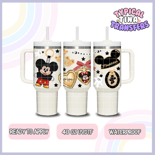 Magical Friends locket | 40oz UVDTF Wrap | POD