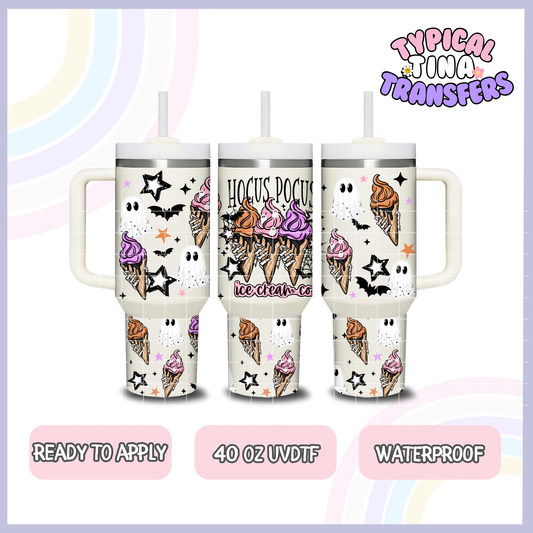Hocus Poc. Ice Cream | 40oz UVDTF Wrap | POD