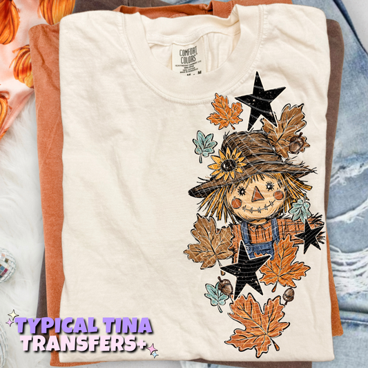 Scarecrow w/ sunflower | DTF Transfers | POD