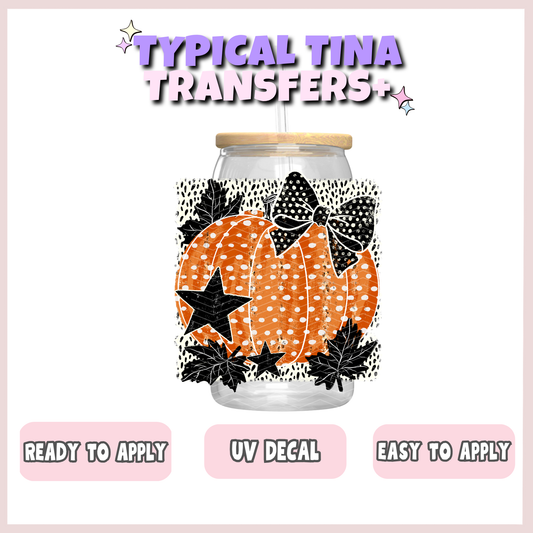 Patterned Pumpkin | UV decals | POD
