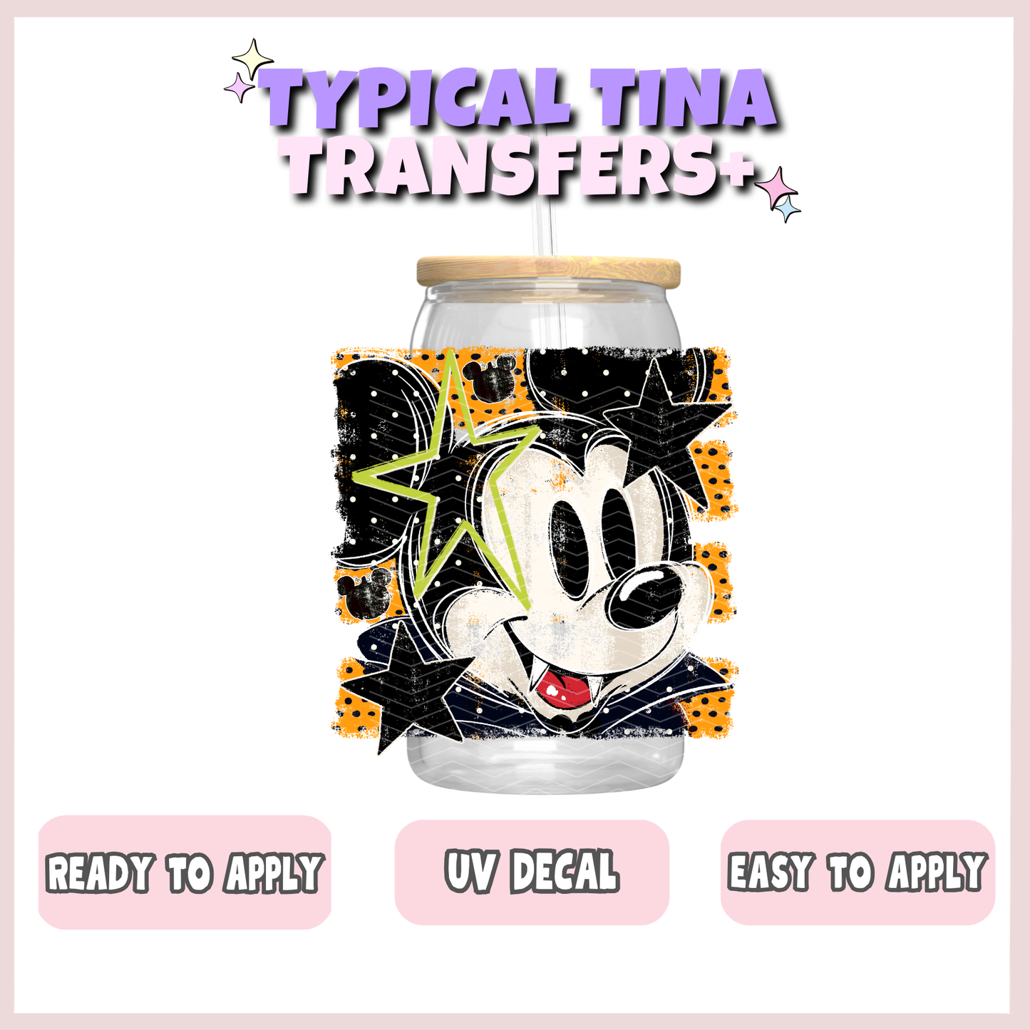 Vintage vampire Mick | UV decals | POD