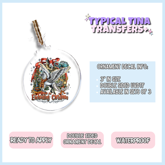 Enchating Christmas | 3" Xmas Ornament | POD