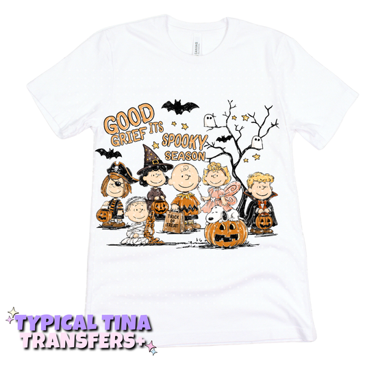 Good Grief its Spooky season (distressed) | DTF Transfers | POD