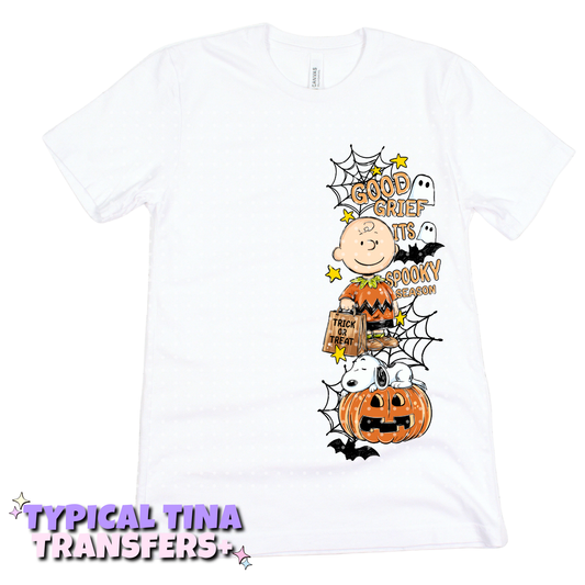 Good Grief its Spooky season (distressed) | DTF Transfers | POD