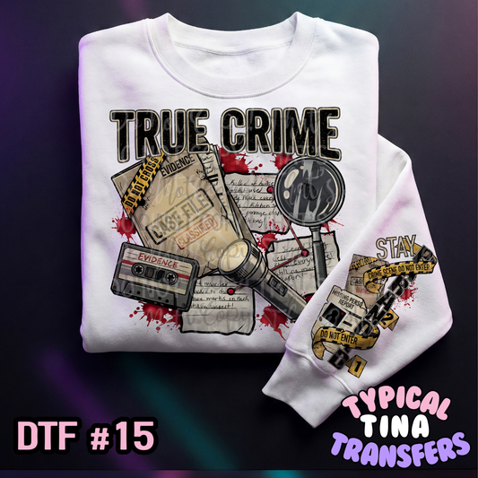 True Crime Reader | DTF Transfers | POD