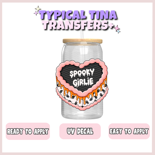 Spooky Girlie cake | UV decals | POD