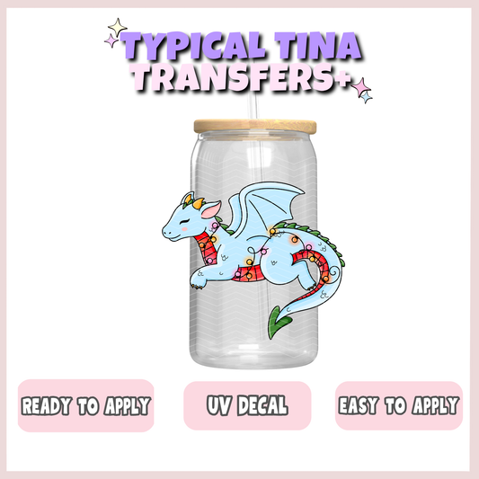 Christmas dragon | UV decals | POD