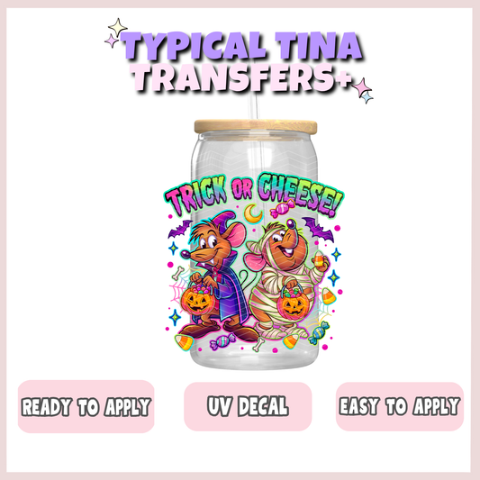 Trick or Cheese | UV decals | POD
