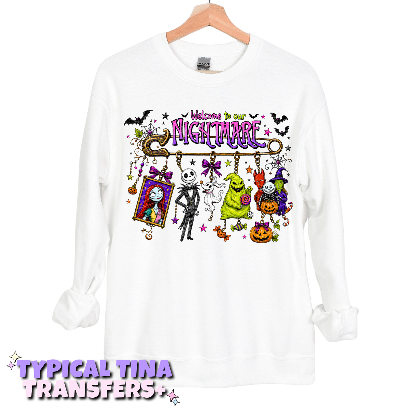 N!ghtmare b4 xmas pin with charms | DTF Transfers | POD