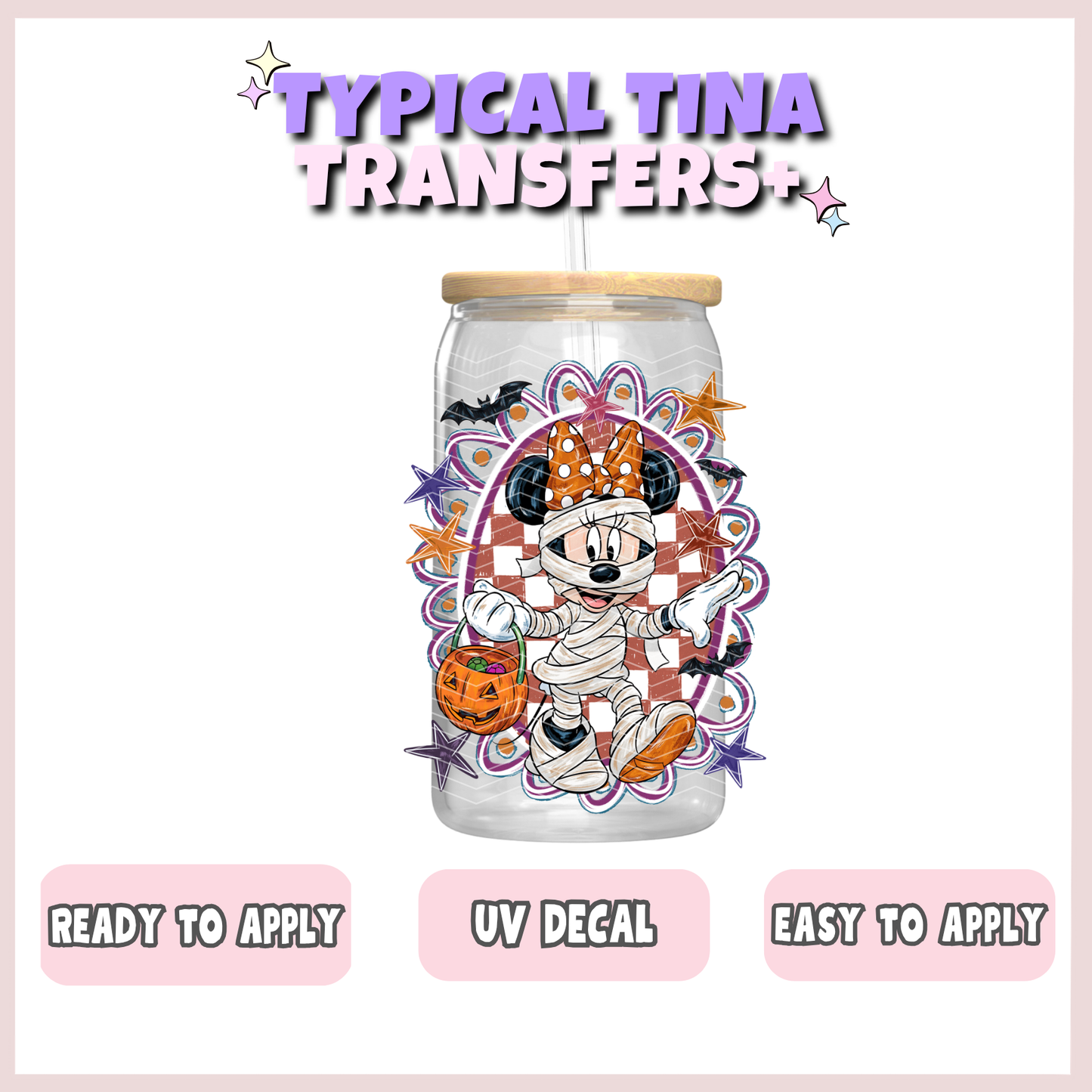 Mummy Min Mouse | UV decals | POD