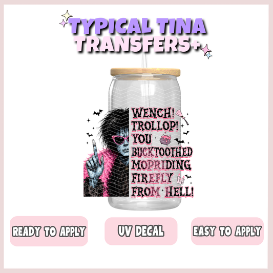 Hocus P = pink quotes | UV decals | POD