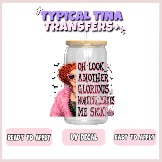 Hocus P = pink quotes | UV decals | POD
