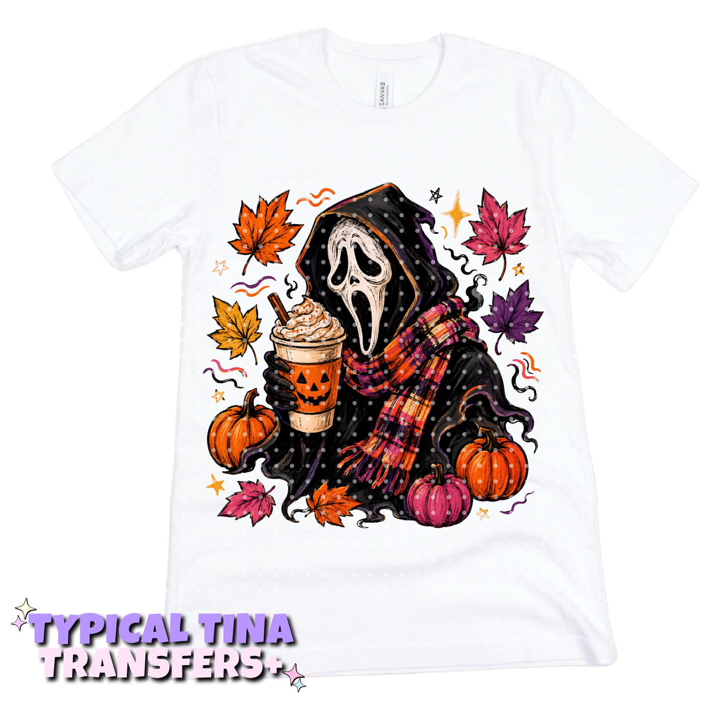 Ghost Mask fall vibes | DTF Transfers | POD