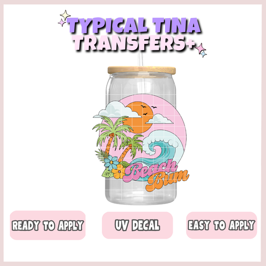 Beach Bum | UV decals | POD