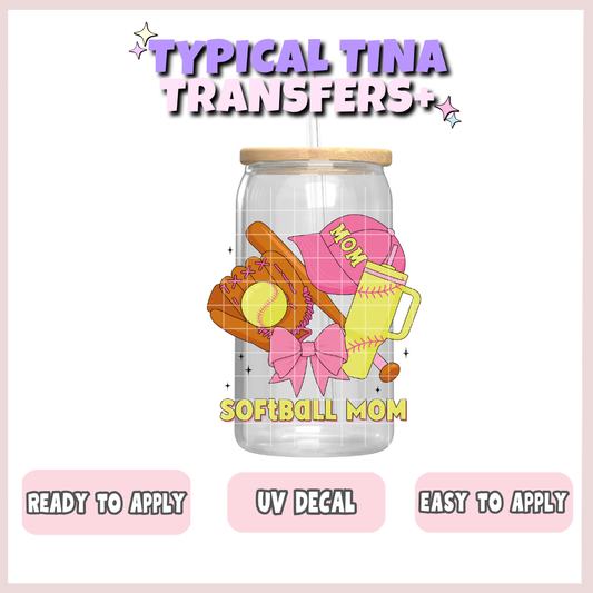 Softball mom | UV decals | POD