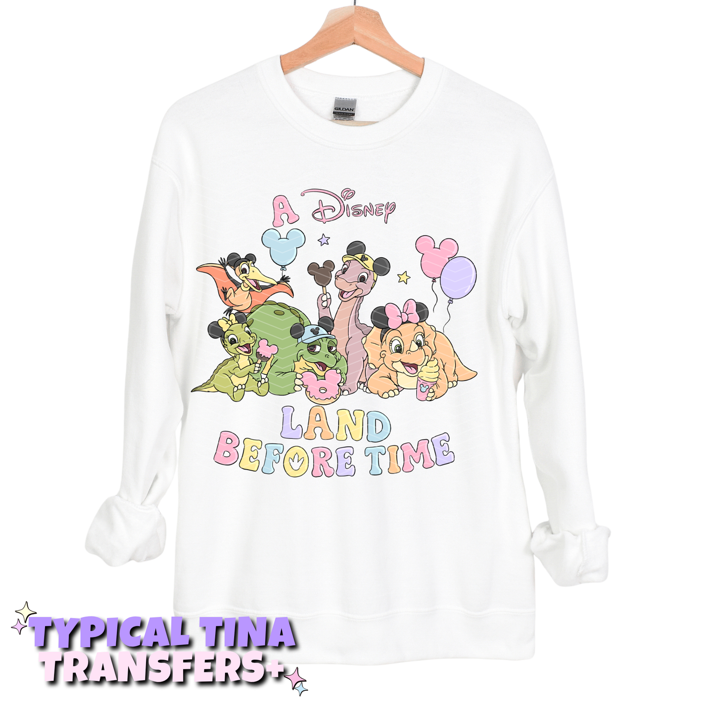 land b4 time Dinos | DTF Transfers | POD