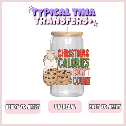 Christmas calories don't count | UV decals | POD